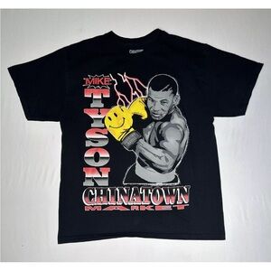 Mike Tyson Chinatown Market “Smiley Gloves” T-Shirt - Size Large - Preowned
